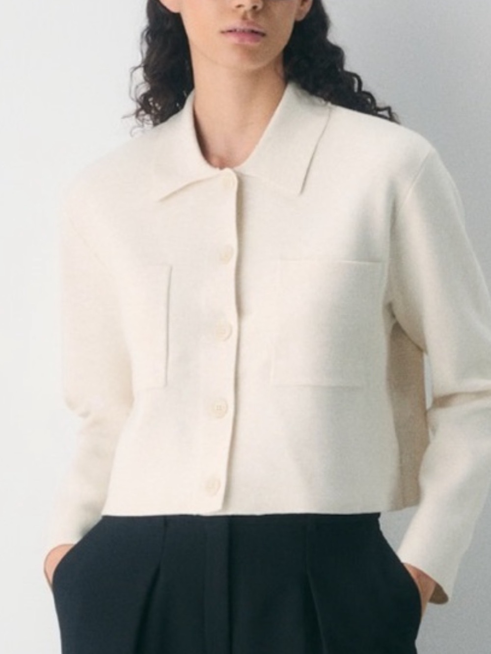 Aritzia Society Cardigan in Birch